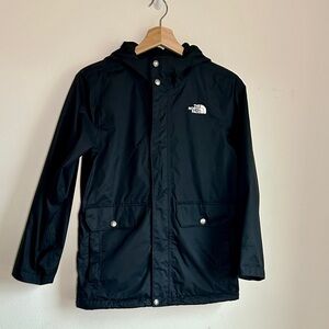 GUC I The North Face Midnight Black Kids Rain Jacket I Size M